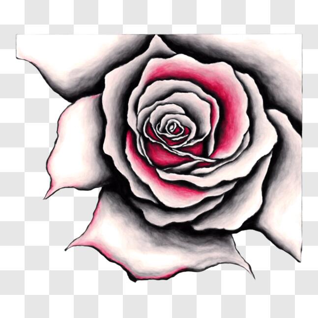Decorative Rose Tattoo Paper Cut Design Graphic by mehide021 · Creative  Fabrica