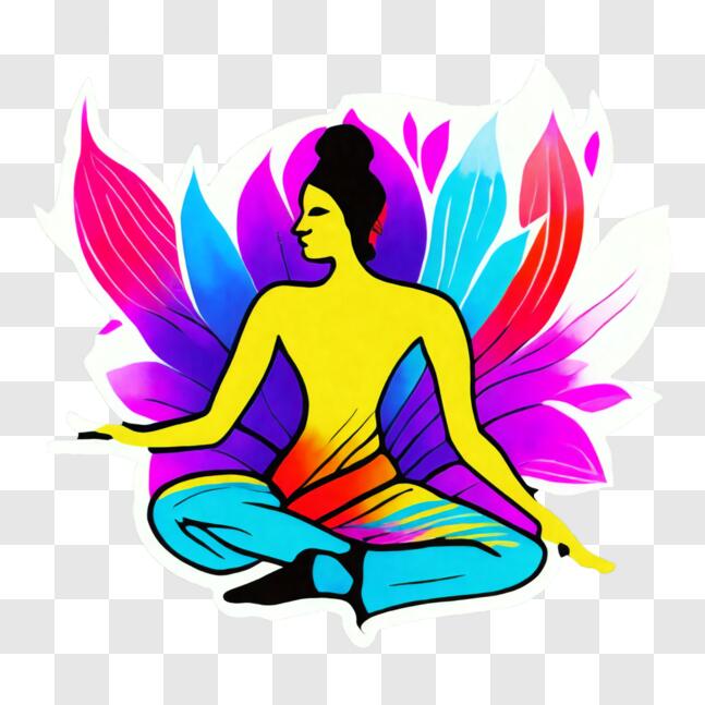 Yoga Symbol Lotus position Computer Icons, Yoga, purple, leaf png