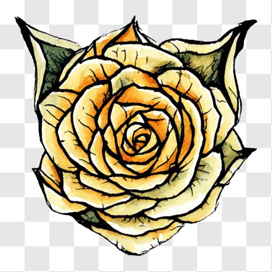 Golden Rose Tattoo
