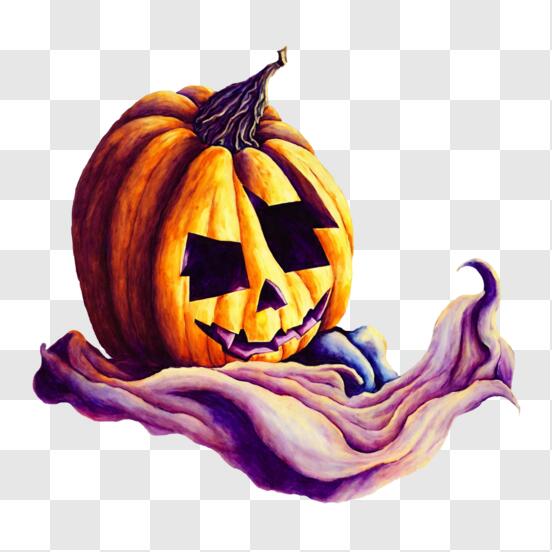 abóbora de halloween com cara assustadora 12272318 Vetor no