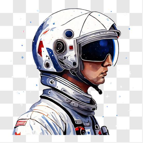 Descarga Hombre con casco de astronauta y traje espacial PNG En Línea -  Creative Fabrica