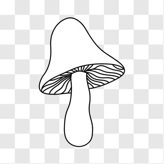 Magic Mushrooms Black and White Stickers Graphic by ArtFM · Creative Fabrica