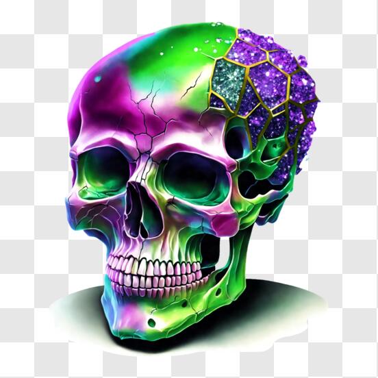 Glow in the Dark Halloween Eyes on Purple Eggplant or Green Ghoul