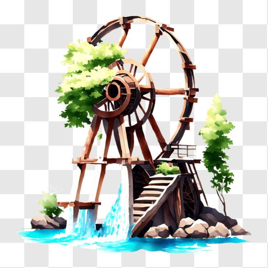 Water Wheel PNG - Download Free & Premium Transparent Water Wheel PNG