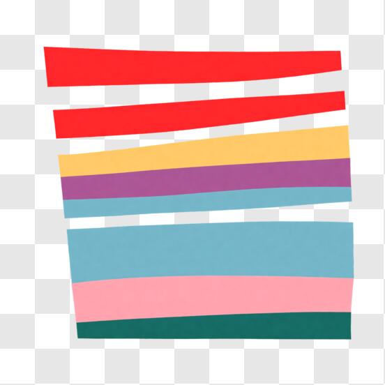 Rainbow Stripe PNG Transparent Images Free Download