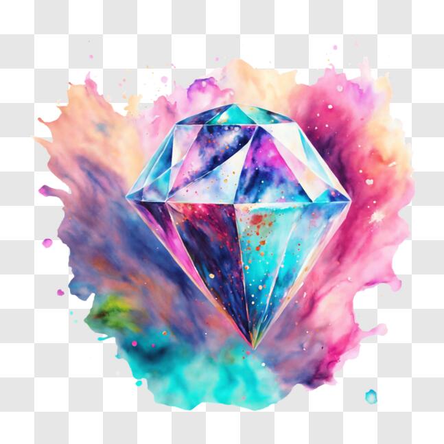 Download Colorful Abstract Diamond Painting PNGs Online - Creative Fabrica
