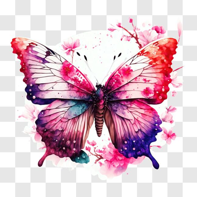 Download Colorful Butterfly Artwork for Home and Office Decor PNG ...