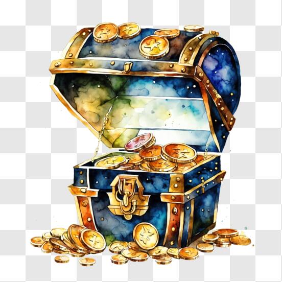 Gold Coins Treasure Chest PNG Clipart Picture​  Gallery Yopriceville -  High-Quality Free Images and Transparent PNG Clipart