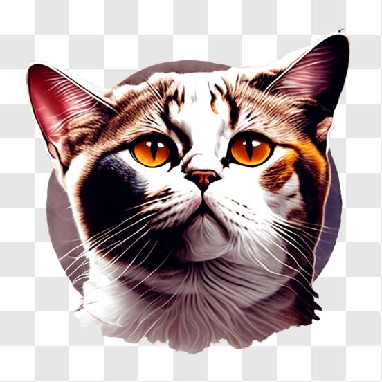 🐱 Cute Tabby Cat PNG  Free Adorable Kitty Sticker Download