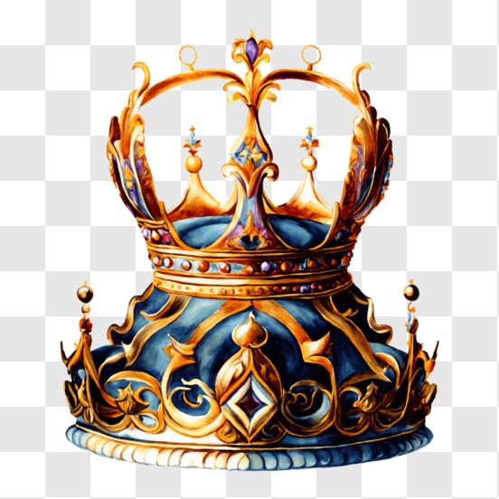 Fundo Emblema Da Rainha Do Xadrez Dourado No ícone Real Standa De