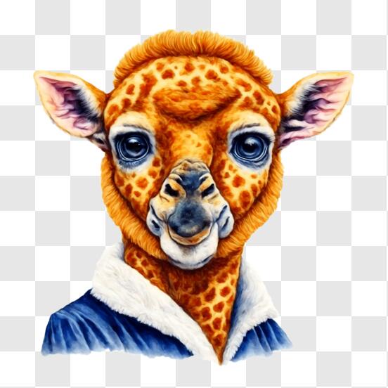 Télécharger Peinture de girafe pour zoos et éducation PNG En Ligne -  Creative Fabrica