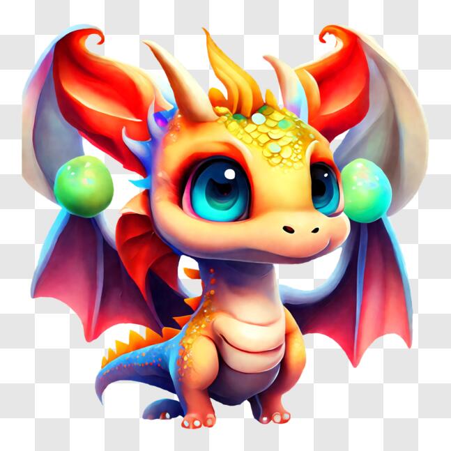 Baixe Personagem de jogo interativo - Dragão de desenho animado PNG -  Creative Fabrica