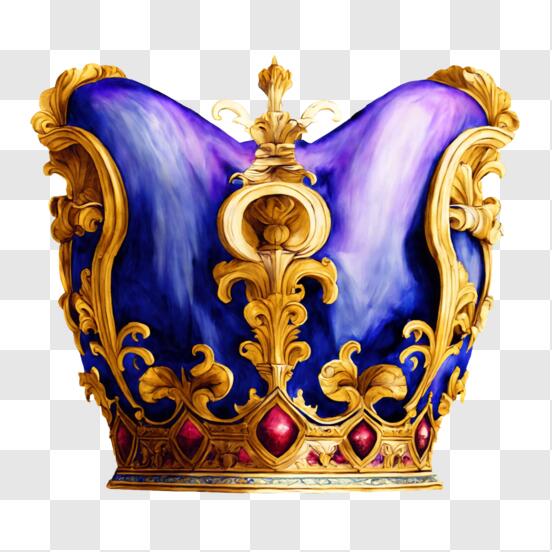 3d Renderização Do Rosto Amarelo Rei Emoji Com Coroa Dourada Em