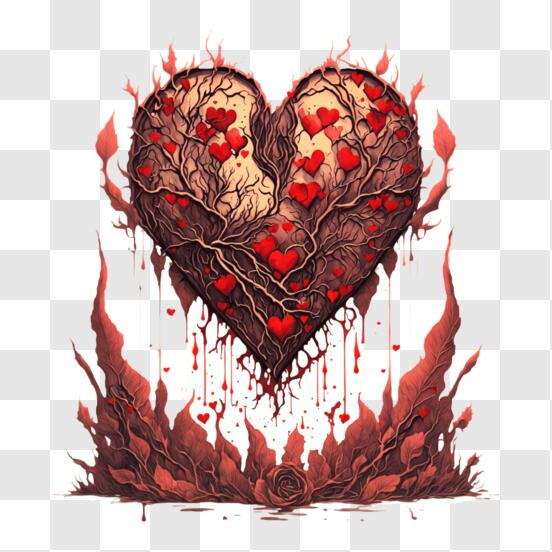 Download Heart-shaped Basketball Artwork PNG Online - Creative Fabrica