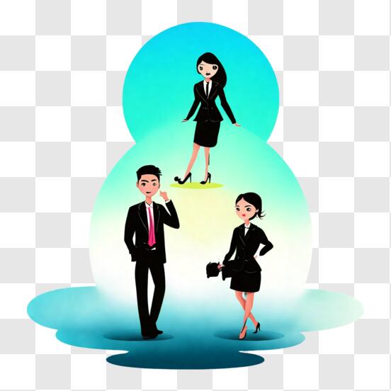 business people silhouette png