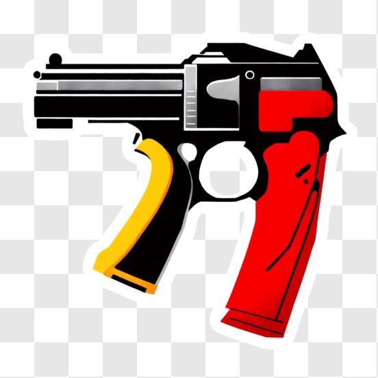 Télécharger Pistolet coloré pour la défense personnelle ou l'affichage  esthétique PNG En Ligne - Creative Fabrica
