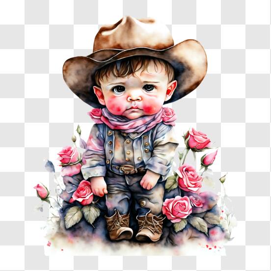 cute baby pictures with roses