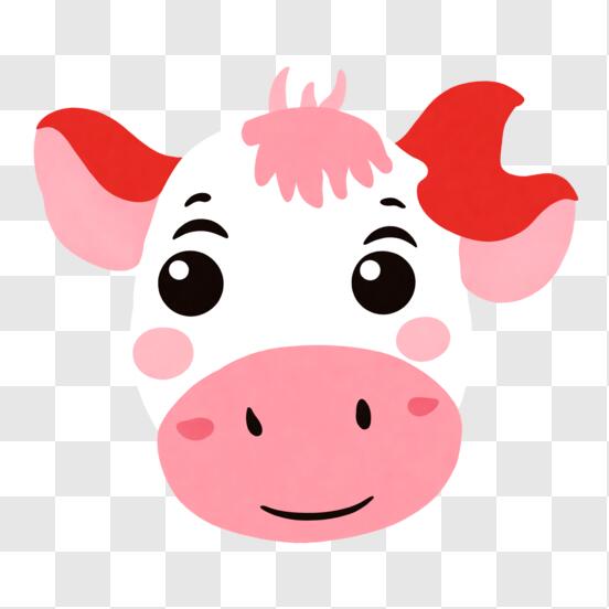 Un niño con su chaleco de vaca con una vaca en la cabeza dibujos