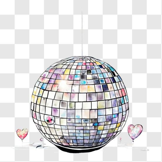 Download Colorful Disco Ball for Parties and Celebrations PNG Online ...