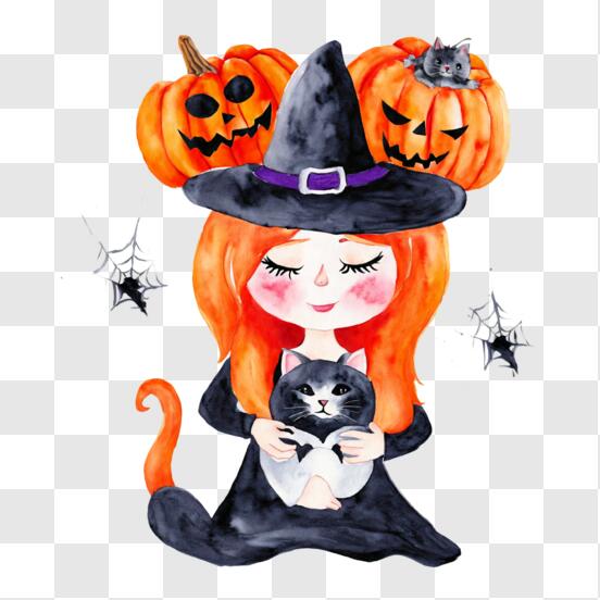 Bruxa Bonita Para O Halloween PNG , Dia Das Bruxas, Mago, Chapéu