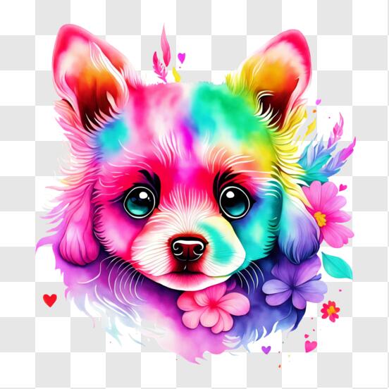 Diamond Painting Dog And Clover Leaves Cute Design Embroidery