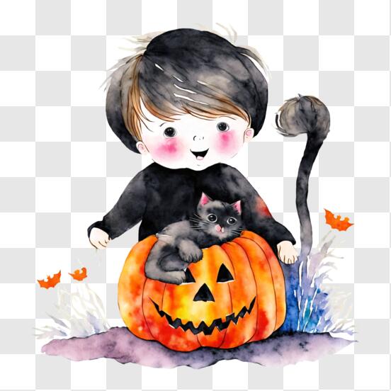 Gato Mágico De Vassoura De Halloween PNG , Gato, Dente, Animal