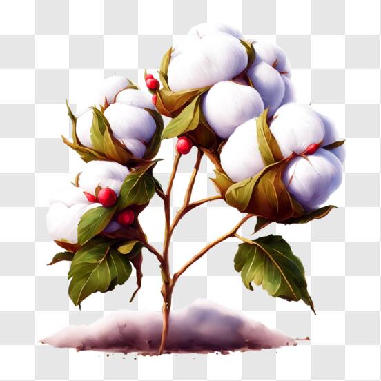 Cotton Plant PNG - Download Free & Premium Transparent Cotton Plant PNG ...