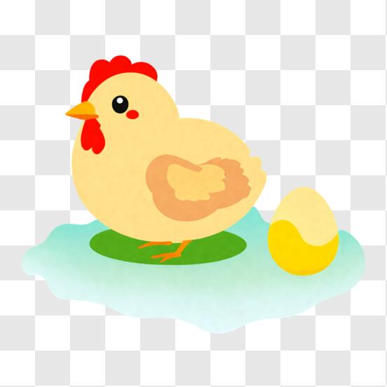 A galinha feliz