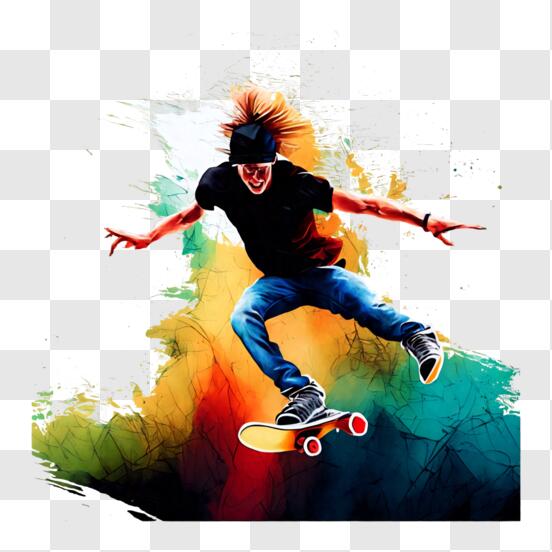 Skateboarder White Transparent, World Skateboarding Day Skateboarding  Character Elements 4, World Skate Day, Skateboard, Character PNG Image For  Free Download
