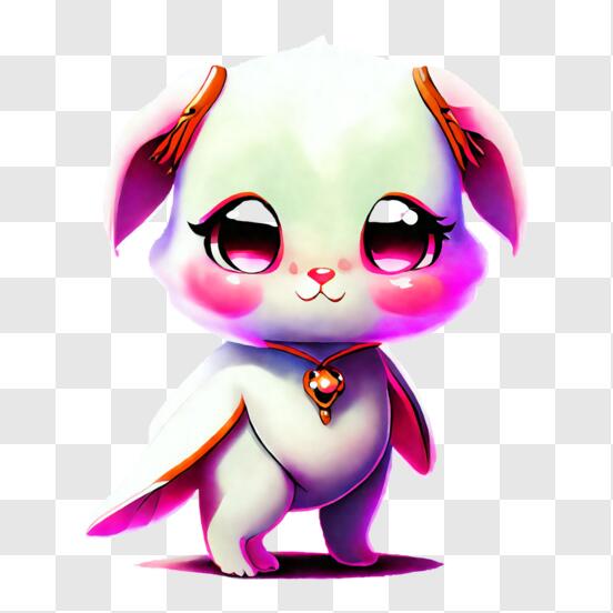 Bunny Pyon Kawaii Face (Pink)
