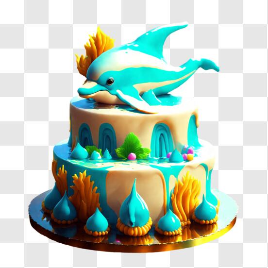 BIABISD Dolphin Birthday Cake Topper Dolphin Sea India | Ubuy