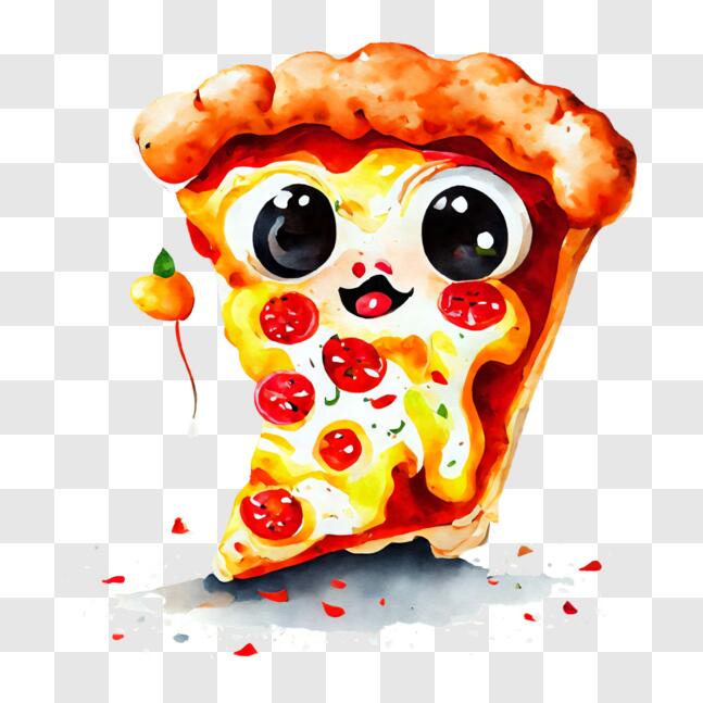 pizza slice cartoon