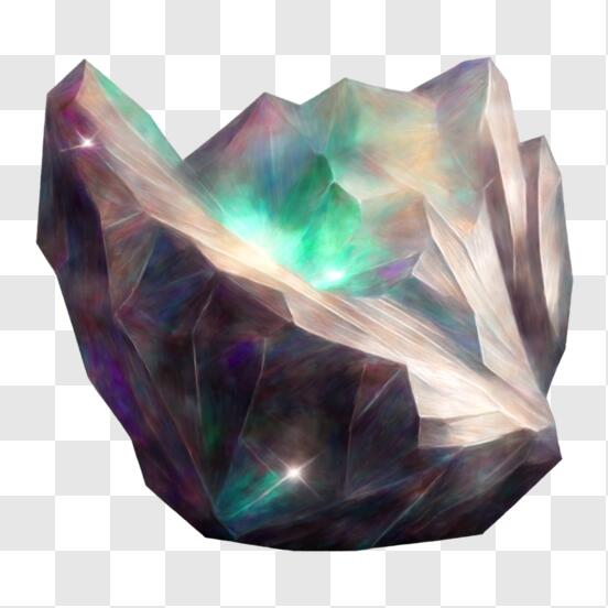 Scarica Cuore di cristallo multicolore luminoso PNG Online - Creative  Fabrica