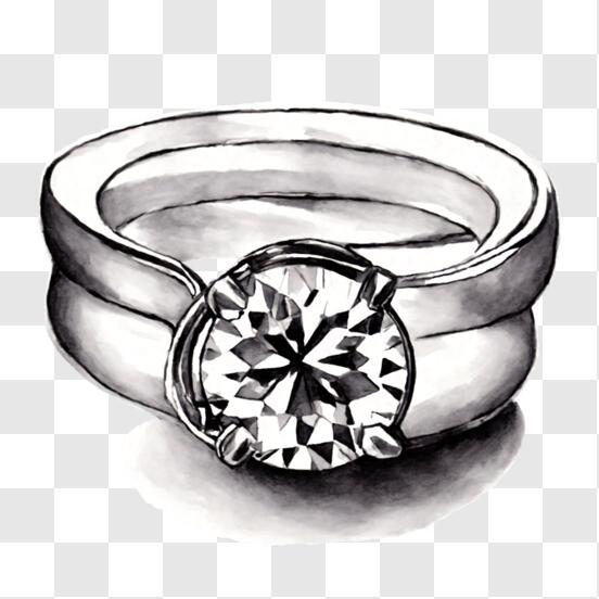 Wedding Ring Drawing, Cartoon, Text, Heart, Circle, Line, Logo, Drawing,  Ring, Wedding png | PNGWing