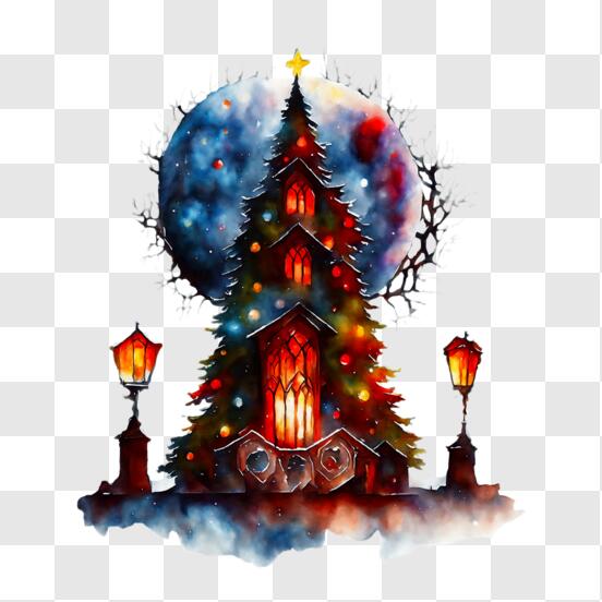 Stitch luces de navidad (Stitch for Christmas tree)