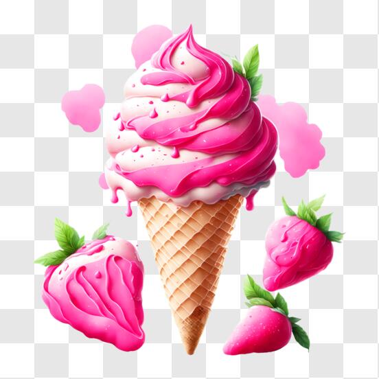 Ice Cream Bar (Pink) PNG Images & PSDs for Download