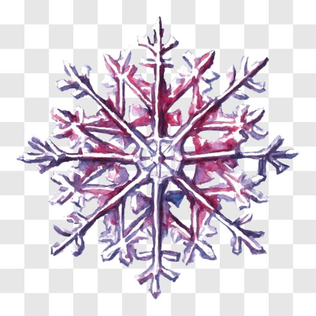 Download Snowflake Ice Cube or Snowman Design in Pink, Purple, and Blue ...