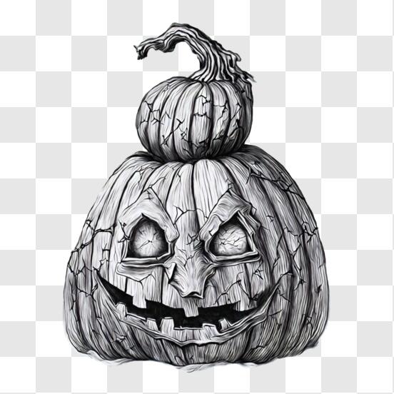 Bonito desenho animado de abóbora de Halloween · Creative Fabrica