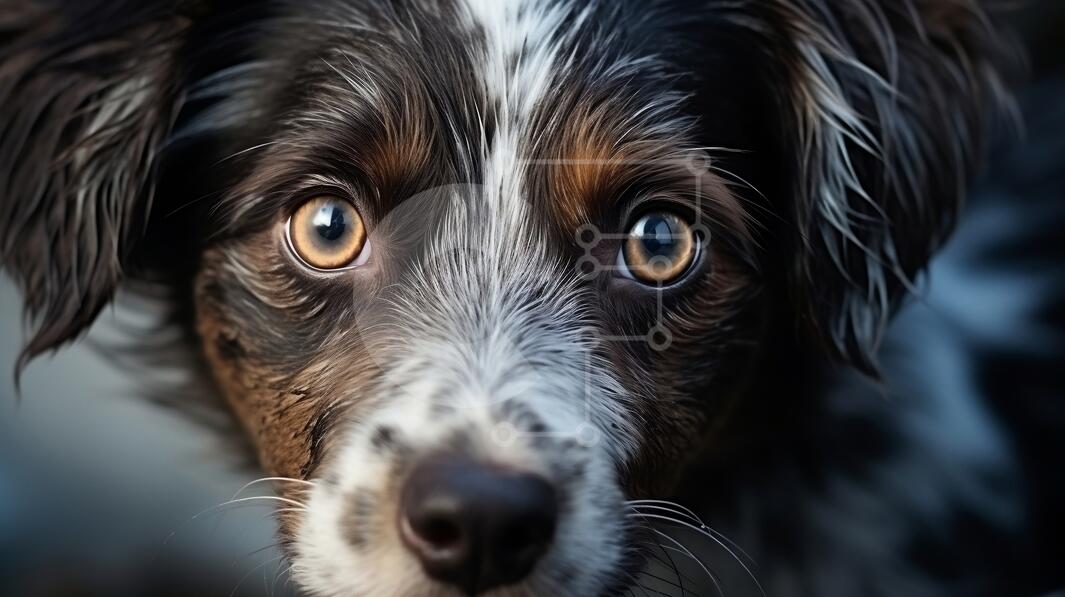 Closeup of a Dog's Face with Brown Fur stock photo Creative Fabrica