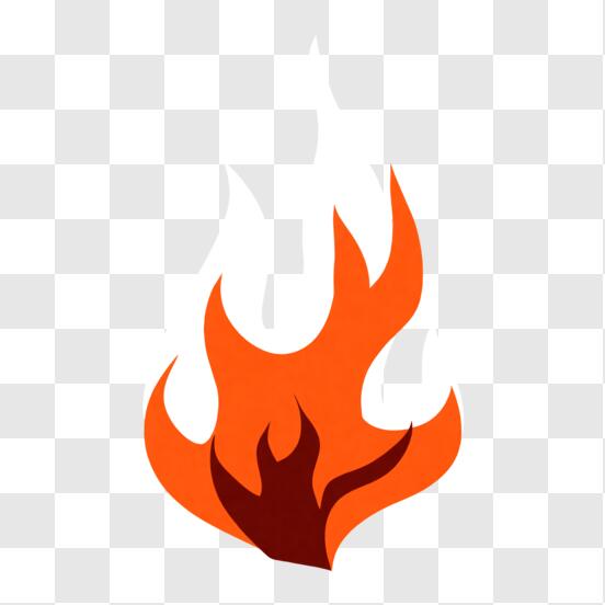 Desenho de silhueta de fogo chama, chama, folha, fotografia png