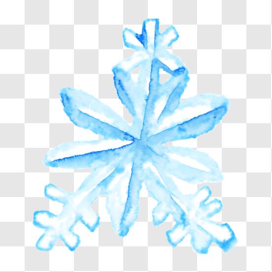 Blue Snowflake Confetti Background 2 Stock Photo - Download Image