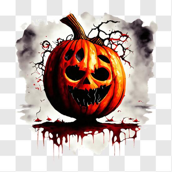 Halloween headless blood