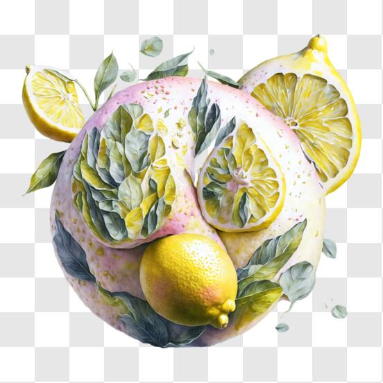 Scarica Pittura Vibrante di Limoni e Agrumi PNG Online - Creative