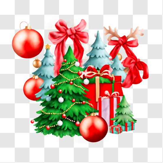 Presente de árvore de Natal PNG Download grátis - PNG All