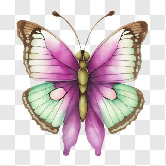 Descarga Mariposa colorida con alas vibrantes PNG En Línea - Creative  Fabrica
