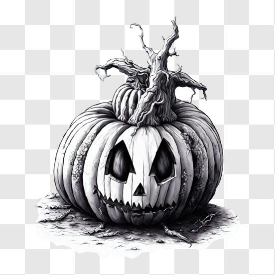 Desenho de linha crânio de halloween dos desenhos animados cartazes para a  parede • posters branco, preto, linha