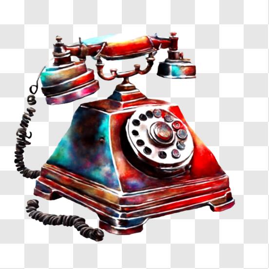 Telefono antiguo PNG, SVG