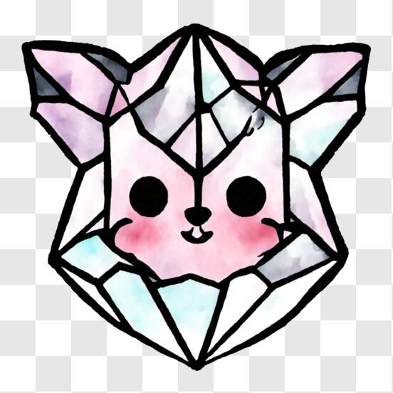 Como desenhar Diamante Kawaii passo a passo 