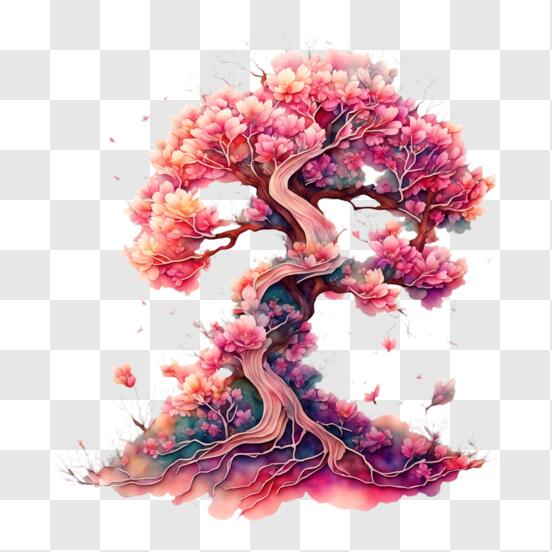 Japanese Cherry Blossom Tree' Sticker | Spreadshirt