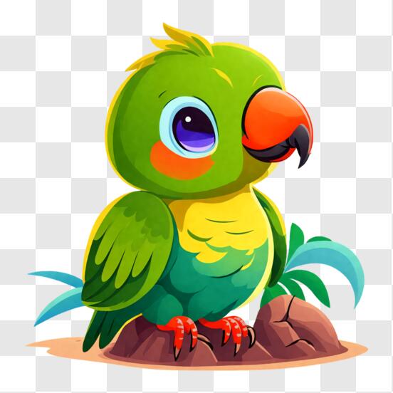 Desenho De Personagem De Cacto Exótico Tropical Fofo Feliz PNG